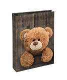 Hama Children's Photo Album - 200 Photo Capacity 10x15 cm Black Pages Teddy Bear Design - Perfect Baby Album - Buy Online on GoSupps.com