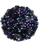 4500 Pcs SS12 3mm AB Flatback Rhinestones - Glitter Gems for Nail Art Crafts & DIY Clothing - Black-Bottom Purple Red Crystals - Buy Online on GoSupps.com