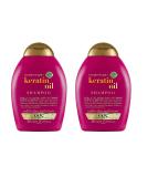 OGX Anti-Breakage Keratin Oil Shampoo 13oz | Strengthen & Repair Hair | International Shipping Available - Buy Online on GoSupps.com