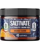 Electrolyte Powder - No Sugar Made in USA - 45 Servings Orange Flavor | Bulk Hydration with High Sodium Magnesium & Potassium - Buy Online on GoSupps.com