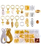 230 PCS Aluminum Hair Coil Kit with Metallic Cord in Storage Box - Hair Rings for Braids - Buy Online on GoSupps.com