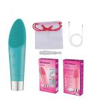 MARSKE Electric Shaver for Women - 3 in 1 Silicone Facial Cleansing Brush & Massage - USB Fast Charge Pink Beauty Razor (Green) - International Shipping Available - Buy Online on GoSupps.com