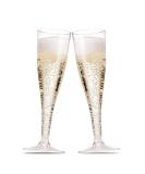 30 Pack 5 Oz Disposable Plastic Champagne Flutes - Clear Toasting Glasses for Wedding Party - Cocktail Mimosa Plastic Cups - Buy Online on GoSupps.com