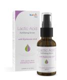 Hyalogic Lactic Acid 10% Serum Exfoliating Face Serum with Hyaluronic Acid & Essential Oils for Radiant Skin | Non-Abrasive 1 fl. oz - Buy Online on GoSupps.com