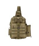 Piscifun Fishing Sling Tackle Storage Bag - Lightweight Shoulder Backpack for Fishing, Hiking, Hunting, Camping - Khaki Standard Size - 11.8*8.3*3.9inch - Buy Online on GoSupps.com