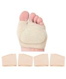 Metatarsal Pads for Men & Women 2 Pairs of Ball of Foot Cushions Soft Fabric Socks for Foot Pain Relief Gel Sleeve Cushions Size S (Men 5-7 Women 5.5-8 - Buy Online on GoSupps.com