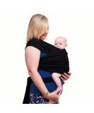 Voarge Adjustable Unisex Baby Sling Wrap Carrier for Newborns to Toddlers - Multi-Purpose and Comfortable Baby Wrap (Black) - Buy Online on GoSupps.com