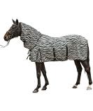 HKM Zebra Fly Rug with Neck & Belly Flap - White/Black 155 | Premium International Shipping - Buy Online on GoSupps.com