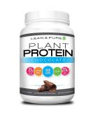 Lean & Pure Plant Protein - 25g Protein Non-GMO Vegan Gluten-Free Low Carb - 842g Chocolate - Buy Online on GoSupps.com