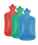 Doduos 3-Pack Hot Water Bottles - 2L Rubber Heat Bottles for Pain Relief & Cozy Nights - Back Neck Waist Feet Period Cramps Pregnancy - Available in 3 Colors - Buy Online on GoSupps.com