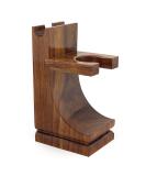 Haryali London Razor Stand - Sustainable Shaving Stand - 2 in 1 Brush Razor Stand Holder - Wooden Shaving Stand - Eco-friendly Stand - Shaving Brush Stand - Razor Holder - Zero Waste - Buy Online on GoSupps.com