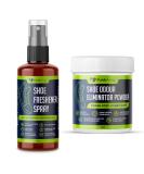 Shoe Freshener Spray & Shoe Odour Powder Bundle - Buy Online on GoSupps.com