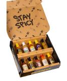 Hot Ones Season 22 Lineup Hot Sauce Challenge Kit - 10-Pack of Unique Natural Ingredients Gift Box for Spice Lovers - Small Batch 5 fl oz Bottles - Buy Online on GoSupps.com