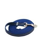 Rubberized Leash Without Hand Loop - 5m (500cm) Blue | Durable & Flexible Dog Lead - International Shipping Available - Buy Online on GoSupps.com