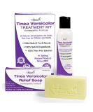 All Natural Tinea Versicolor Treatment Kit - Gentle Sulfur Lotion & Relief Soap - Fast & Effective for Discoloration  Itching  Irritation - Safe for All Skin Types & Ages - 4oz - Buy Online on GoSupps.com