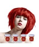 La Riche Directions 4-Pack Semi-Permanent Hair Dye/Hair Colour 4 x 88 ml Piliar Box Red Red 88 ml (Pack of 4) - Buy Online on GoSupps.com