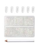 Beadsland 7200PC Flatback Rhinestones - Clear Nail Gemstones for Handicrafts Mixed Sizes SS3-SS10 includes Wax Pencil Kit - Buy Online on GoSupps.com