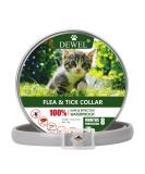 Dewel 33cm Adjustable Waterproof Tick Collar for Cats | Flea & Tick Prevention Collar - Buy Online on GoSupps.com