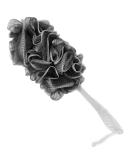 PPHAO Bamboo Charcoal Loofah on a Stick | Back Bath Brush Long Handle | Shower Loofah for Men and Women - 1 Pack - Buy Online on GoSupps.com