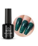 Buy Beetles UV Gel Nail Polish - Glitter Green Flash 15ml | Mistletoe Glitter for DIY Nail Art - Perfect Gift for Women - Buy Online on GoSupps.com