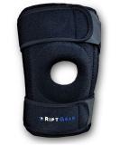 RiptGear Open Patella Knee Brace - Adjustable Side Straps - Reduce Pressure - Medium Left - Buy Online on GoSupps.com