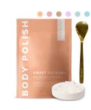 Sweet Satsuma Body Scrub & Polish - Moisturizing Exfoliator Handmade Eco-Friendly Mess-Free with Gold Spoon USA Made - Buy Online on GoSupps.com