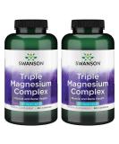 Swanson Triple Magnesium Complex 400 mg - 300 Capsules for Optimal Health - Buy Online on GoSupps.com