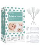 103PCS Baby Tongue Cleaner Baby Mouth Cleaner Newborn Tongue Cleaning Disposable Infant Tongue Cleaner Gauze Gum Dental Care for 0-36 Month Baby +2 Finger Toothbrush with Case 103 PCS+2 - Buy Online on GoSupps.com