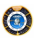 Jenzi Clamp Lead Shot Assortment Set 120g - Premium Fishing Weights for International Shipping - Buy Online on GoSupps.com