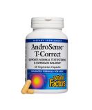 Natural Factors AndroSense T-Correct - 60 Vegetarian Capsules for Testosterone Support - Buy Online on GoSupps.com
