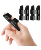 Moicainy 4-Piece Medical Finger Rails Set - Bandages for Middle Small Index & Ring Fingers - Black Finger Support - Buy Online on GoSupps.com