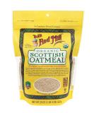 Bob's Red Mill Organic Scottish Oatmeal 20oz (Pack of 2) - Resealable Pouch for Freshness - Buy Online on GoSupps.com