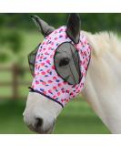 Harrison Howard Fly Mask - Stretchy Breathable UV Protection Full View Eye Opening & Ventilated Ear Protection - Medium Size - Buy Online on GoSupps.com