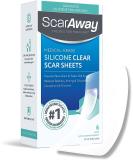 ScarAway Clear Silicone Scar Sheets - White - 6 Count - Buy Online on GoSupps.com