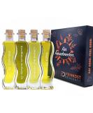 Premium Gift Set Box | 4 x 100ml Gourmet Oils for Him & Her | Stone Mushroom Olive Lime Garlic Herbs & Pasta Oil | Perfect Fine Food Gift - Buy Online on GoSupps.com