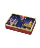 Stewart's - London Shortbread Tin (150g) - Traditionally Made Luxury Scottish Shortbread Delicious Melt-In-Mouth Biscuits Ideal Collectable Treat to Share 40 Years Heritage 1 x 150g London Eye & Big Ben Tin - Shortbread - Buy Online on GoSupps.com