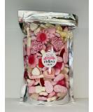 Happy Mothers Day Pink Filled Pick N Mix Sweet Treat Pouch Present Gift 600g - Buy Online on GoSupps.com
