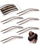36 Piece Brown 3 Inch U Shaped Hair Pins for Women - Bobby Pins for Updo Styling - Buy Online on GoSupps.com