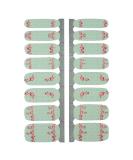 Shop My Nails Flamingo Nail Foils - Ultra-Thin Self-Adhesive Nail Art Wraps for Natural Acrylic & Gel Nails - Premium White & Green Patterns - Buy Online on GoSupps.com