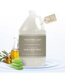 Terra Pure Clear Color & Fragrance Free Hand & Body Wash - Gallon Size (1 Case) - Eco-Friendly & Gentle for All Skin Types - International Shipping Available - Buy Online on GoSupps.com