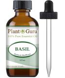 Buy 100% Pure Basil Essential Oil 2 oz - Therapeutic Grade & Undiluted | International Shipping Available - Buy Online on GoSupps.com