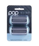 Pop Sonic Glide Shaver Replacement Foil Heads - Blue - Set of 2 | International Shipping Available - Buy Online on GoSupps.com