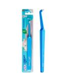 TEPE Compact Single Tuft Brush for Braces, Gum Line, and Implants - Precision Cleaning Tool - 1 Count - Buy Online on GoSupps.com