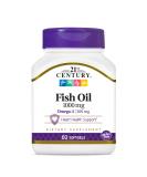 21st Century Fish Oil 1000 mg - 60 Softgels | Omega-3 Supplement for Heart Health - Buy Online on GoSupps.com