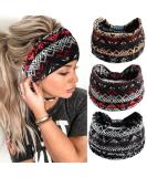 Fashband Boho Wide Headbands - Vintage Flower Elastic Hair Accessories for Women | International Shipping - Buy Online on GoSupps.com