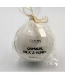 Luxury Oatmeal Milk and Honey Bath Bomb Fizzies with Shea, Mango, and Cocoa Butter - Ultra Moisturizing Formula for Dry Skin - Buy Online on GoSupps.com