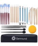 Genround 25 Pcs Polymer Clay Sculpting Tools with Storage Bag - Perfect for Kids and Beginners - Buy Online on GoSupps.com