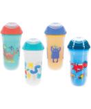 Nuby No-Spill Insulated Cool Sipper 9oz - Pack of 1 (Colors Vary) - Buy Online on GoSupps.com