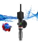 Silkwish Mini Aquarium Heater 25W for 4-20L Tanks | Small Heating Stick with Suction Cups & Temperature Stickers | Maintains 26 | 107cm Power Cable - Buy Online on GoSupps.com