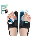 Welnove Bunion Corrector | Orthopedic Splint & Big Toe Separator for Pain Relief | Day & Night Support (2 Count - Buy Online on GoSupps.com